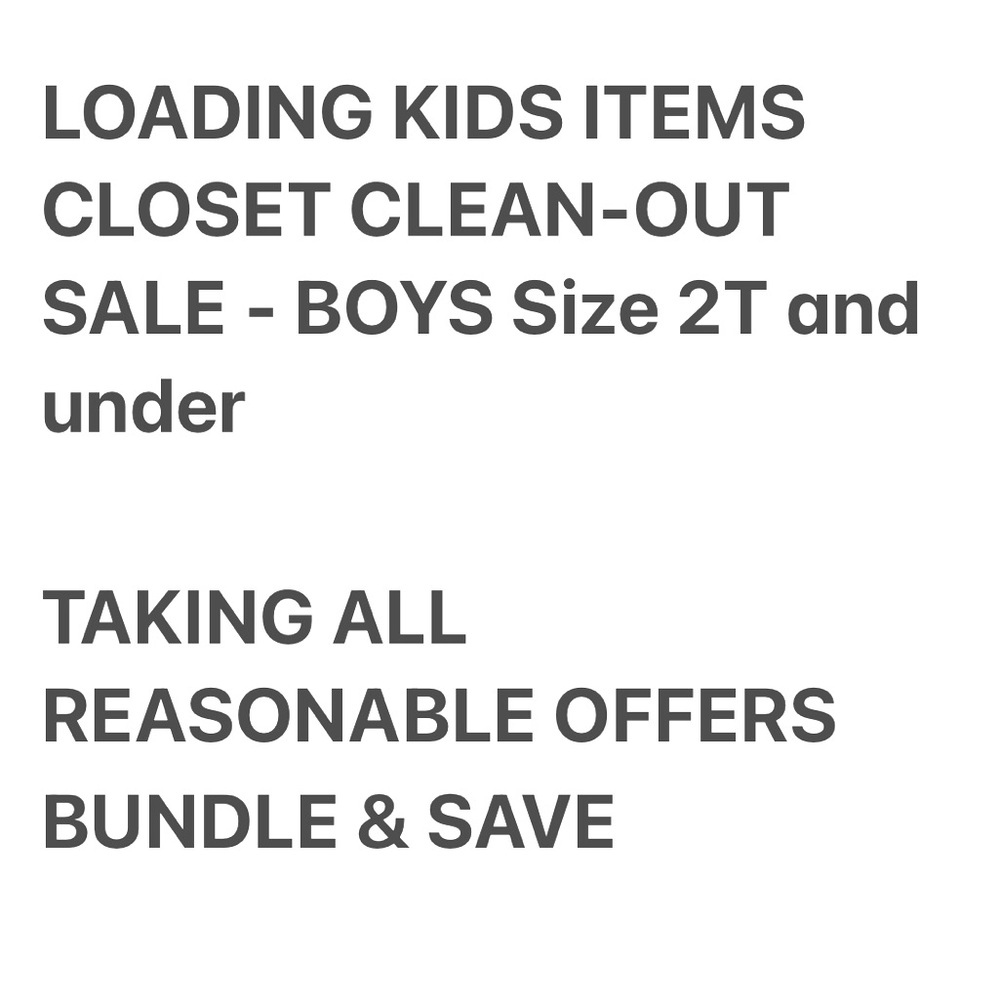 Cleaning out closet sale! Lots of new/barely worn items in excellent condition!